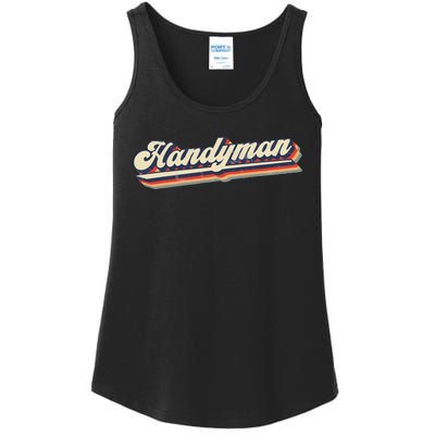 Funny I Fix Things & Handyman Ladies Essential Tank