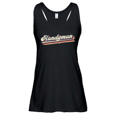 Funny I Fix Things & Handyman Ladies Essential Flowy Tank