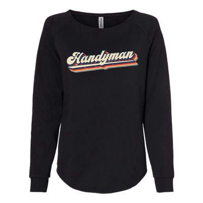 Funny I Fix Things & Handyman Womens California Wash Sweatshirt