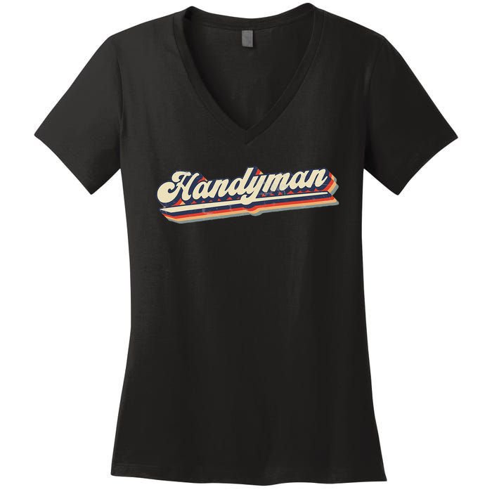 Funny I Fix Things & Handyman Women's V-Neck T-Shirt