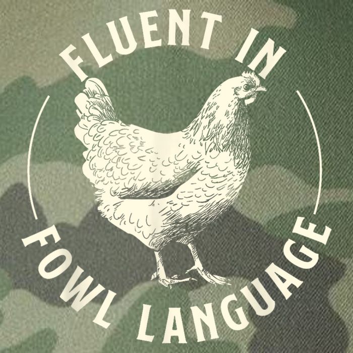 Fluent In Fowl Language Farm Animal Poultry Owner Legacy Tie Dye Trucker Hat