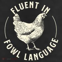 Fluent In Fowl Language Farm Animal Poultry Owner 11oz C Handle Ceramic Mug