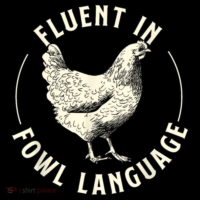 Fluent In Fowl Language Farm Animal Poultry Owner Short Acrylic Beanie