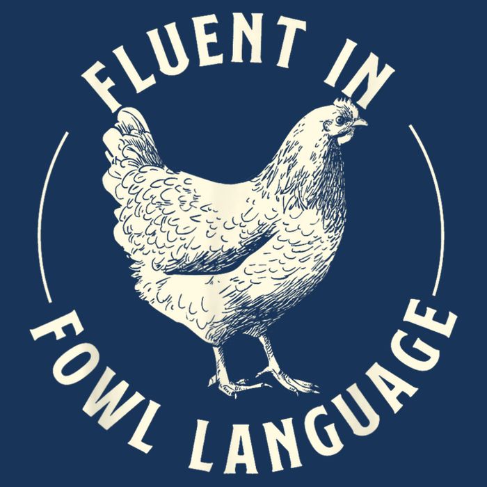 Fluent In Fowl Language Farm Animal Poultry Owner Infant Baby Jersey Bodysuit