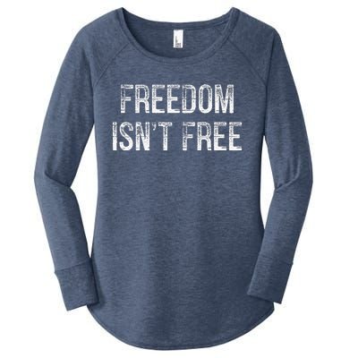 Freedom Isnt Free Vintage Style Women's Perfect Tri Tunic Long Sleeve Shirt