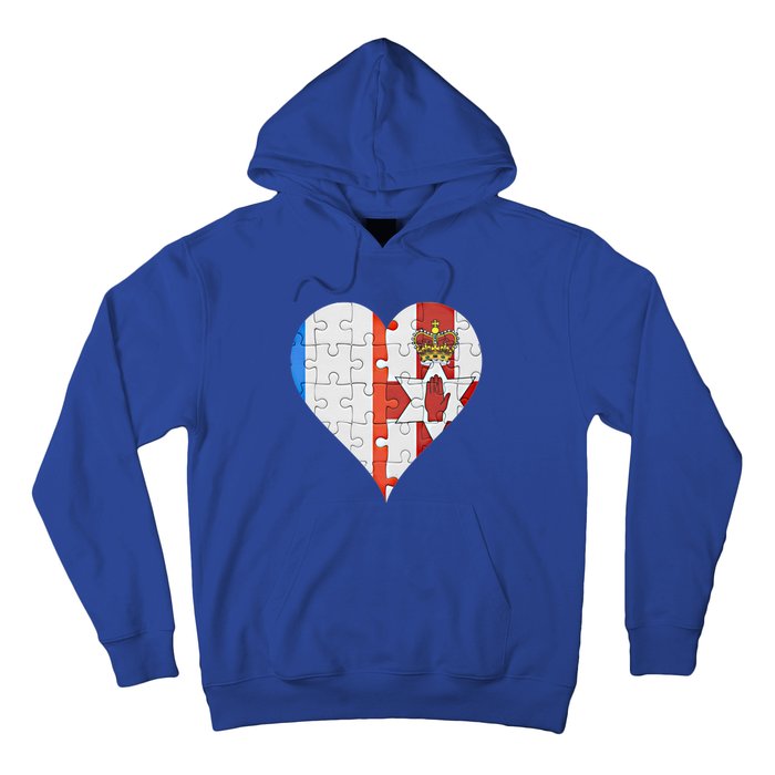 French Irish Flag Heart Gift Hoodie