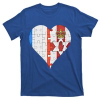 French Irish Flag Heart Gift T-Shirt