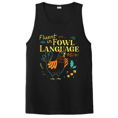 Fluent In Fowl Language Chicken PosiCharge Competitor Tank