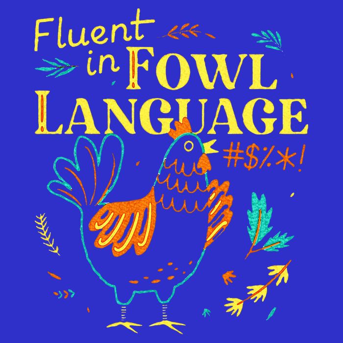 Fluent In Fowl Language Chicken Mousepad