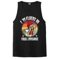 Fluent In Fowl Language Funny Chicken Lover Gift Retro PosiCharge Competitor Tank