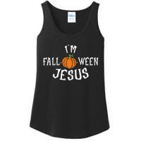 Funny Im Falloween Jesus Halloween Fall Pumpkin Christian Ladies Essential Tank