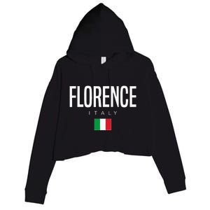 Florence Italy Crop Fleece Hoodie