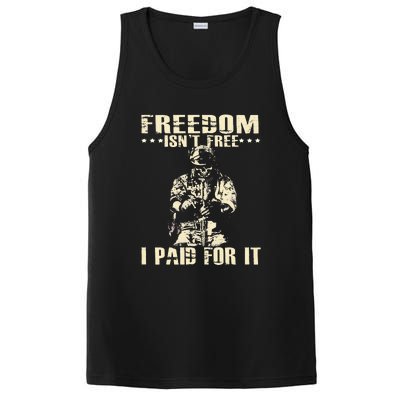 Freedom Isnt Free I Paid For It Memorial Day PosiCharge Competitor Tank