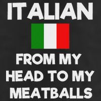 Funny Italian From My Head To My Meatballs Humor Joke Adult Drive Performance Visor