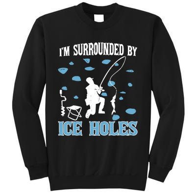 Funny Ice Fishing Sayings For Fishing Grandpa Dad Sweatshirt