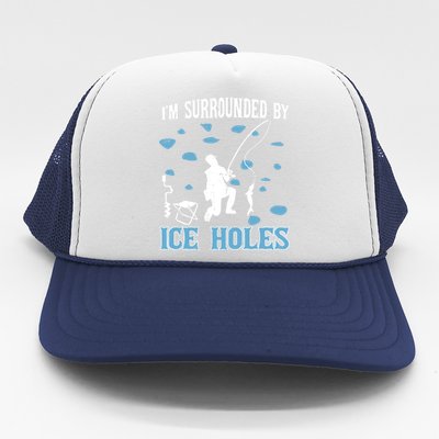 Funny Ice Fishing Sayings For Fishing Grandpa Dad Trucker Hat