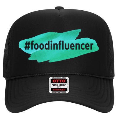 Food Influencer For Novelty Gifts High Crown Mesh Back Trucker Hat