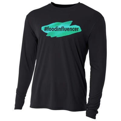 Food Influencer For Novelty Gifts Cooling Performance Long Sleeve Crew