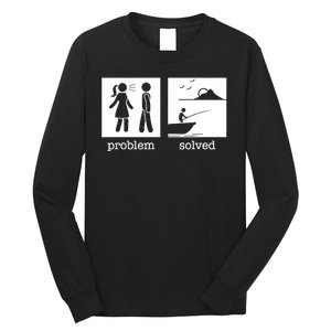 Funny Ice Fishing Tip Up Gift Cool Fishermen Fishing Flag Long Sleeve Shirt