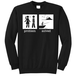 Funny Ice Fishing Tip Up Gift Cool Fishermen Fishing Flag Sweatshirt