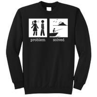 Funny Ice Fishing Tip Up Gift Cool Fishermen Fishing Flag Sweatshirt