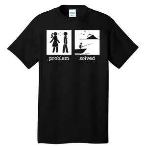 Funny Ice Fishing Tip Up Gift Cool Fishermen Fishing Flag Tall T-Shirt