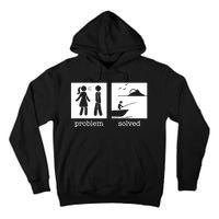 Funny Ice Fishing Tip Up Gift Cool Fishermen Fishing Flag Tall Hoodie