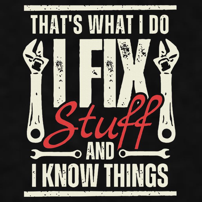 Funny I Fix Stuff T Mechanic Engineer Garage Ladies PosiCharge Tri-Blend Wicking Tank