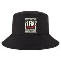 Funny I Fix Stuff T Mechanic Engineer Garage Cool Comfort Performance Bucket Hat