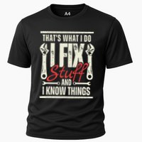 Funny I Fix Stuff T Mechanic Engineer Garage Performance Shirt