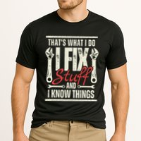 Funny I Fix Stuff T Mechanic Engineer Garage Performance Shirt