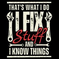 Funny I Fix Stuff T Mechanic Engineer Garage Backpack