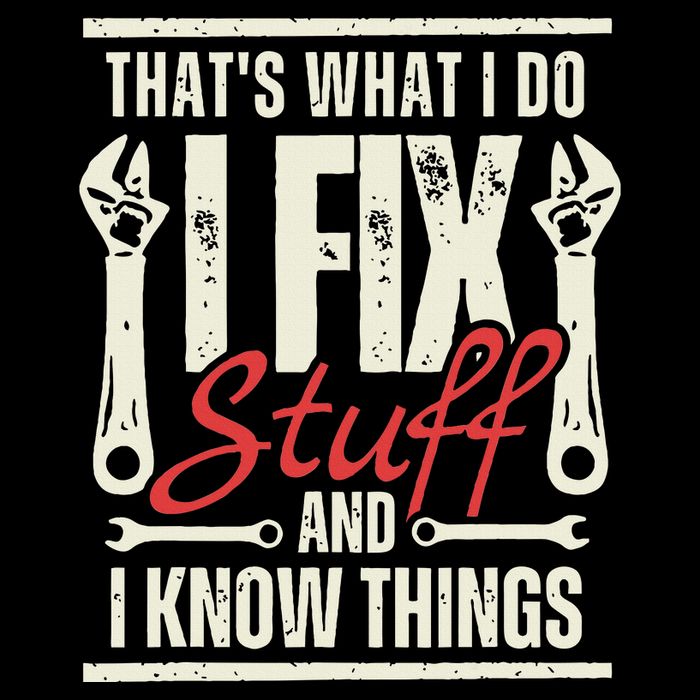 Funny I Fix Stuff T Mechanic Engineer Garage Backpack