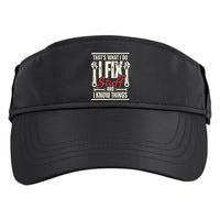 Funny I Fix Stuff T Mechanic Engineer Garage Adult Drive Performance Visor