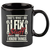 Funny I Fix Stuff T Mechanic Engineer Garage 11oz C Handle Ceramic Mug