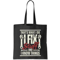 Funny I Fix Stuff T Mechanic Engineer Garage Bag