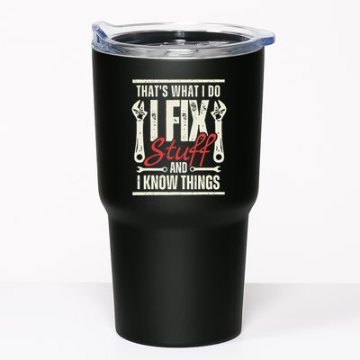 Funny I Fix Stuff T Mechanic Engineer Garage Tumbler