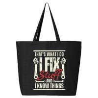 Funny I Fix Stuff T Mechanic Engineer Garage 25L Jumbo Tote
