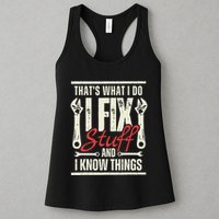 Funny I Fix Stuff T Mechanic Engineer Garage Womens Tank Top