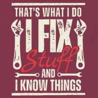 Funny I Fix Stuff T Mechanic Engineer Garage 16oz Travel Tumbler