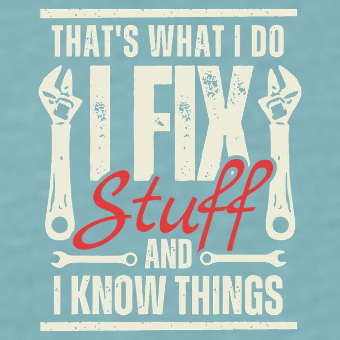 Funny I Fix Stuff T Mechanic Engineer Garage Sueded Cloud Jersey T-Shirt