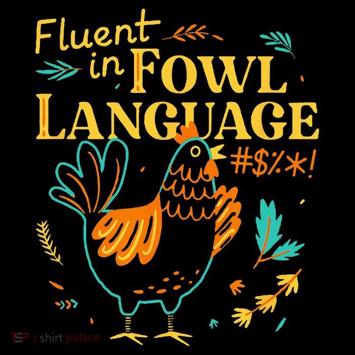 Fluent In Fowl Language Funny Novelty Chicken Lover Sustainable Knit Beanie