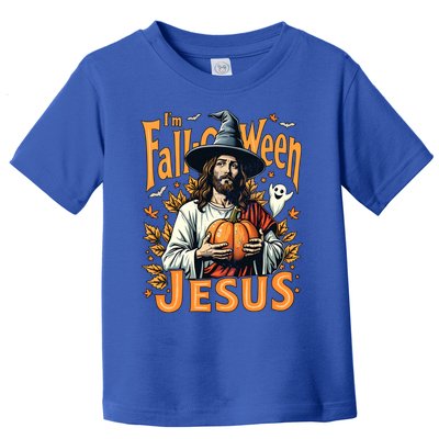 Funny IM Falloween Jesus Christian Halloween Thanksgiving Meaningful Gift Toddler T-Shirt