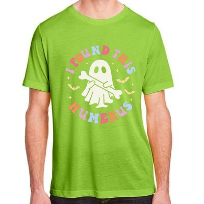 Funny I Found This Humerus Boo Ghost Halloween Adult ChromaSoft Performance T-Shirt