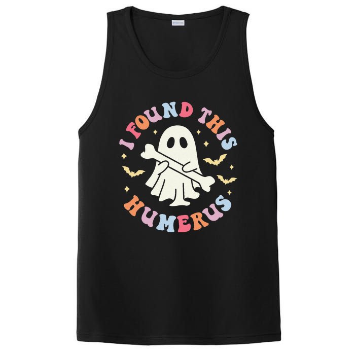 Funny I Found This Humerus Boo Ghost Halloween PosiCharge Competitor Tank