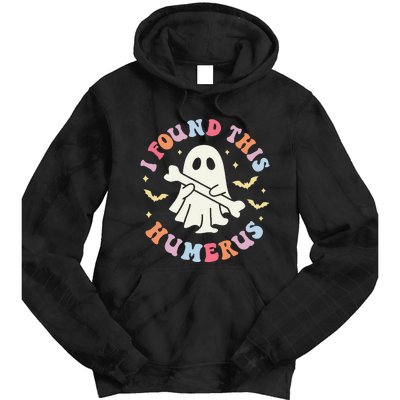 Funny I Found This Humerus Boo Ghost Halloween Tie Dye Hoodie