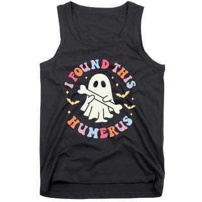 Funny I Found This Humerus Boo Ghost Halloween Tank Top