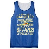 Freedom Isn't Free Proud Daughter Of A Vietnam Veteran Gift Mesh Reversible Basketball Jersey Tank