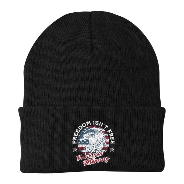 Freedom IsnT Free Thank You Veterans Memorial Day Patriotic Beanie