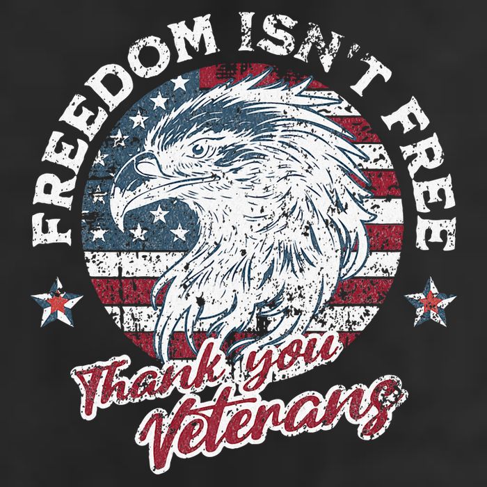 Freedom IsnT Free Thank You Veterans Memorial Day Patriotic Beanie